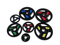 Олимпийский обрезиненный диск AeroFit 15 кг, черно-желтый Aerofit AFPLC15 (AFP086-15KG)